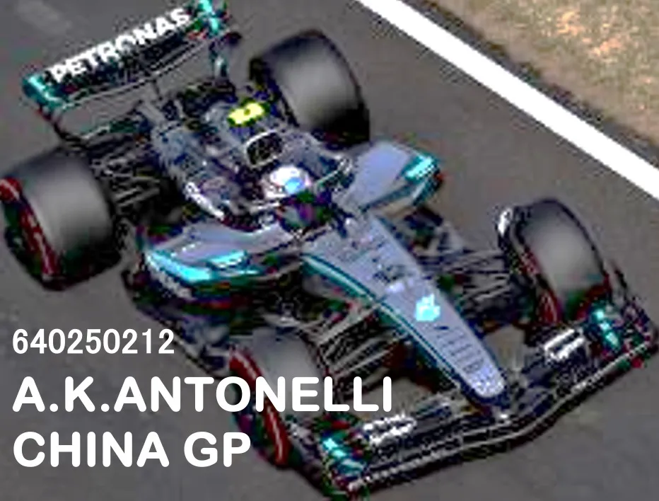 [予約] ミニチャンプス 1/64 メルセデス-AMG ペトロナス W16 E パフォーマンス アンドレア・キミ・アントネッリ 中国GP 2025　640250212