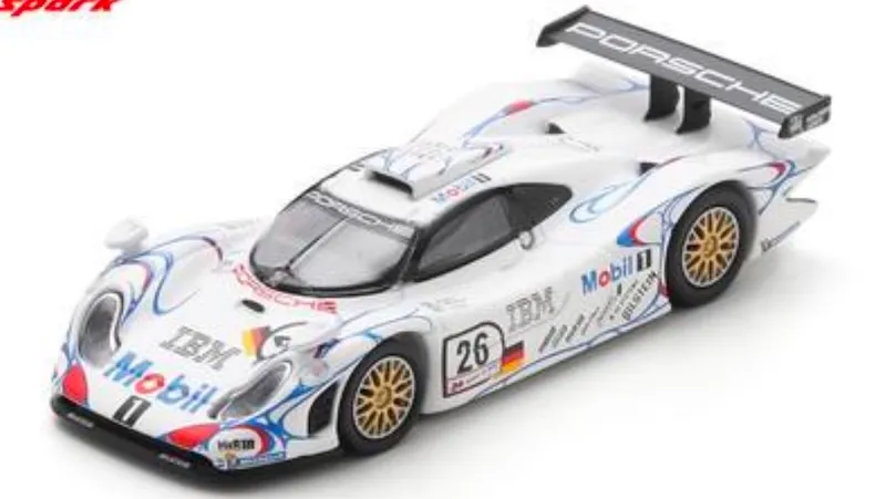 [予約] スパーク 1/64 ポルシェ 911 GT1 No.26 ウィナー ルマン 1998 A.マクニッシュ - L.アイエロ - S.オルテッリ　64LM98