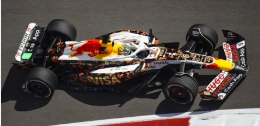 [予約] スパーク 1/64 レーシング・ブルズ VCARB 02 No.6 ビザ・キャッシュアップ・レーシングブルズF1チーム 2025 アメリカGP アイザック・ハジャー　64S085