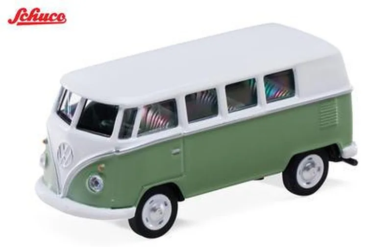 [予予約] スパーク/シュコー 1/64 1966 VW T1 バス グリーン/ホワイト　64U00122