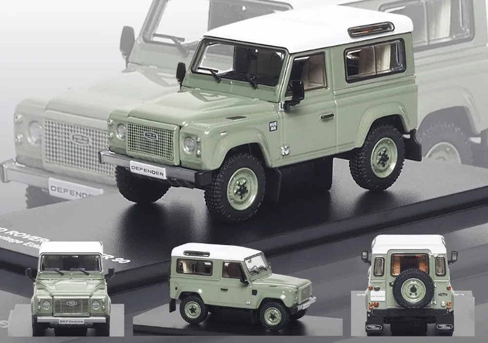 [予約] オールモーストリアル 1/64 ランドローバー ヂフェンダー  90 ヘリテージ・エディション 2015 グリーン　6970342048210