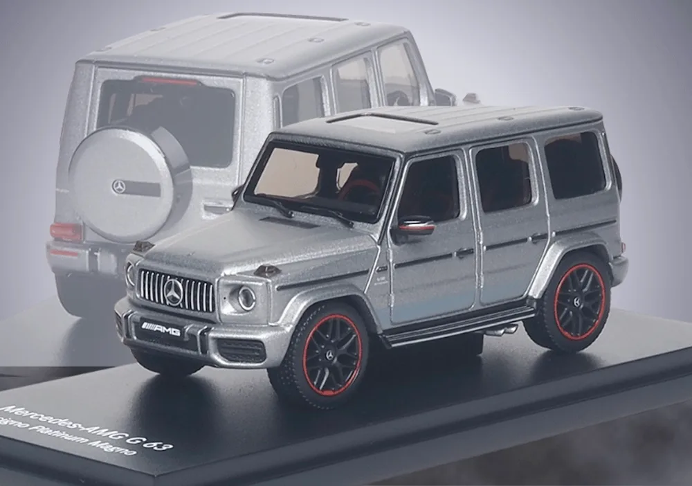 [予約] オールモーストリアル 1/64 メルセデス AMG G 63 2019 デジーノ・プラチナムマグノ　6970342048265