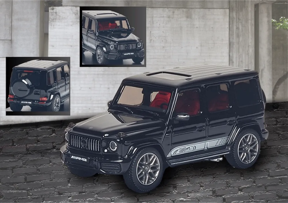 [予約] オールモーストリアル 1/64 メルセデス-AMG G 63 Edition 55 2022 オブシディアンブラック　6970342048272
