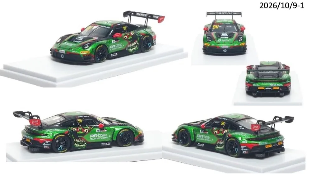 [予約] オールモストリアル 1/64 ポルシェ 911 GT3 R 2026 GTワールドチャレンジ・アジア マンダリカ No.911　6970342048562