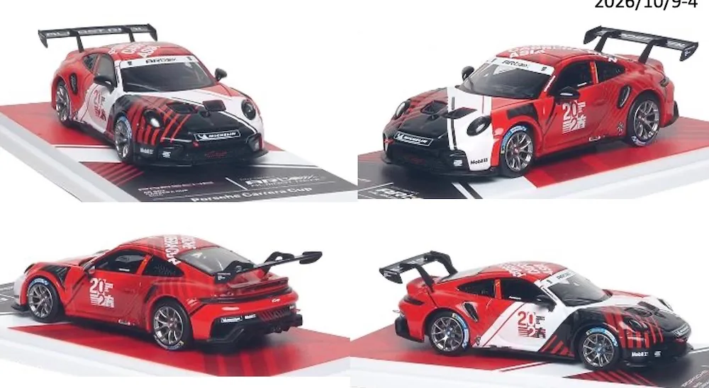 [予約] オールモストリアル 1/64 ポルシェ 911 カップ Porsche ARbox カレラカップ・アジア 2026 ヒーローカー　6970342048678