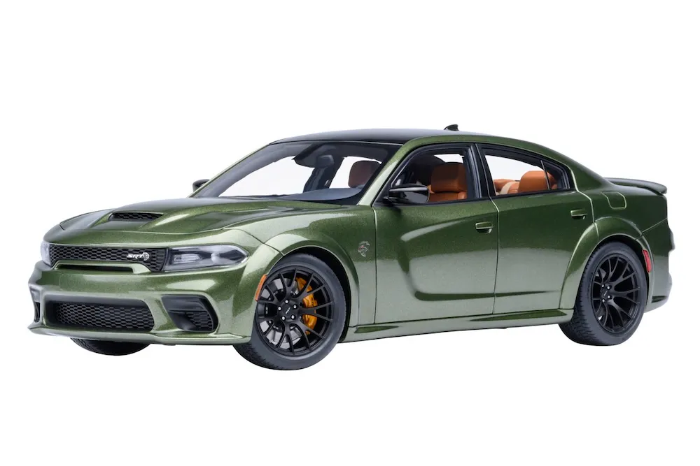 [予約] オートアート 1/18 ダッジ チャージャー SRT ヘルキャット レッドアイ ジェイルブレイク メタリック グリーン／ブラック ＜F8 GREEN＞　71752