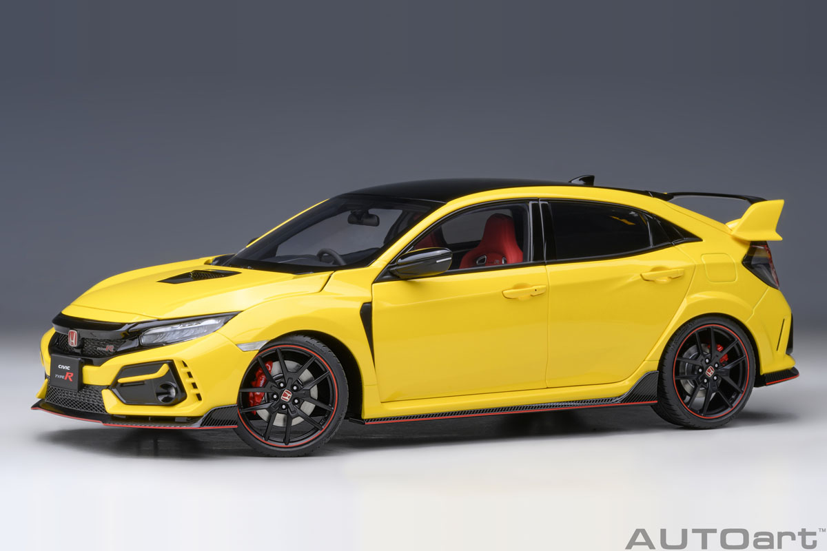 トップブランドのファッション 予約] オートアート 1/18 ホンダ シビック タイプR FK8 ミニカー