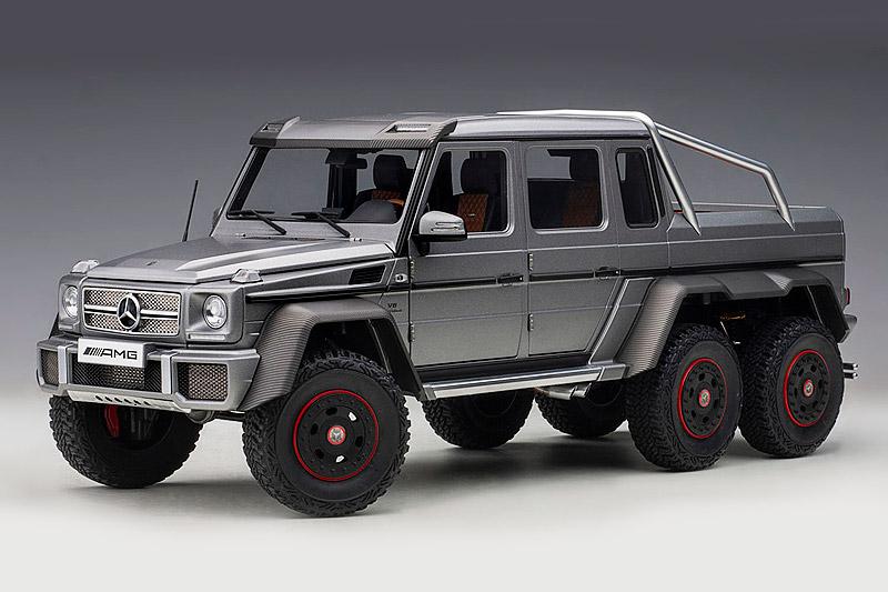 オートアート 1/18 メルセデス ベンツ G63 AMG 6×6 マットメタリックグレー　76308