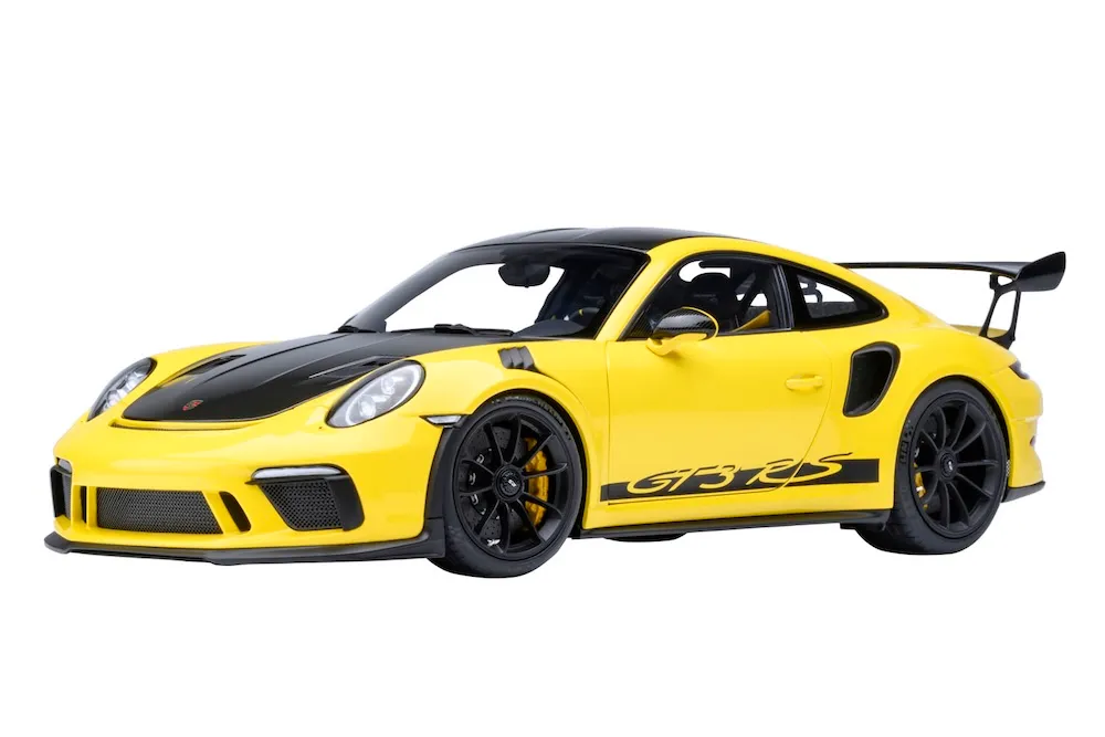 [予約] オートアート 1/18 ポルシェ 911 (991.2) GT3 RS ヴァイザッハ パッケージ イエロー／カーボンブラック　78178