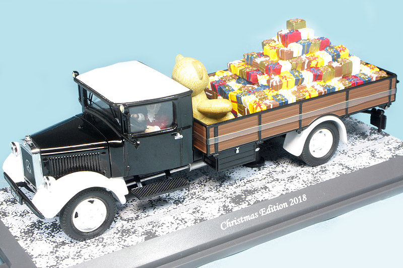 シュコー 1/43 メルセデス ベンツ Lo 2750 クリスマス 2018 450310400