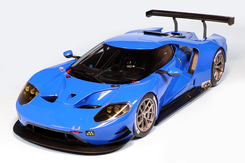 大学 兄弟割引 オートアート 1/18 81812 ブルー ルマン GT フォード ミニカー