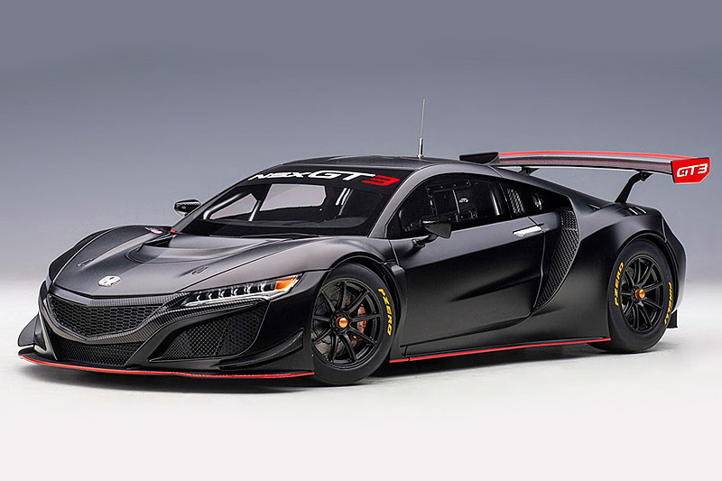 予約] オートアート 1/18 ホンダ NSX GT3 2018 マットブラック 81899