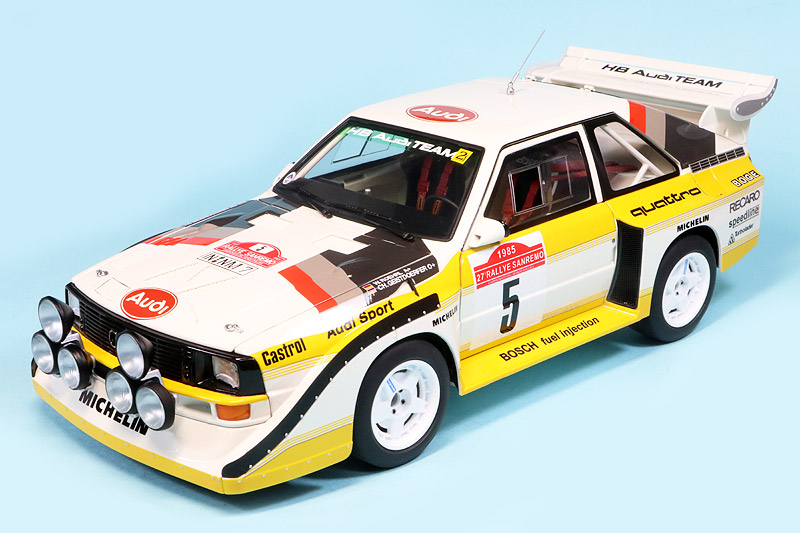 オートアート 1/18 アウディ スポーツ クワトロ S1 WRC サンレモラリー 1985 Winner No.5　88503