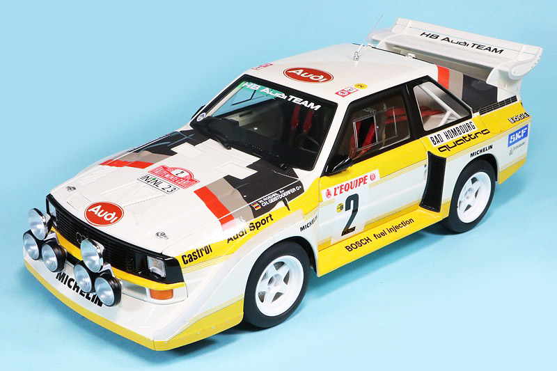 オートアート 1/18 アウディ スポーツ クワトロ S1 WRC モンテカルロラリー 1986 No.2　88601