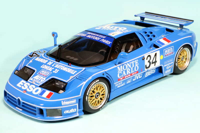 オートアート 1/18 ブガッティ EB110 SS ルマン 24h 1994 No.34　89417