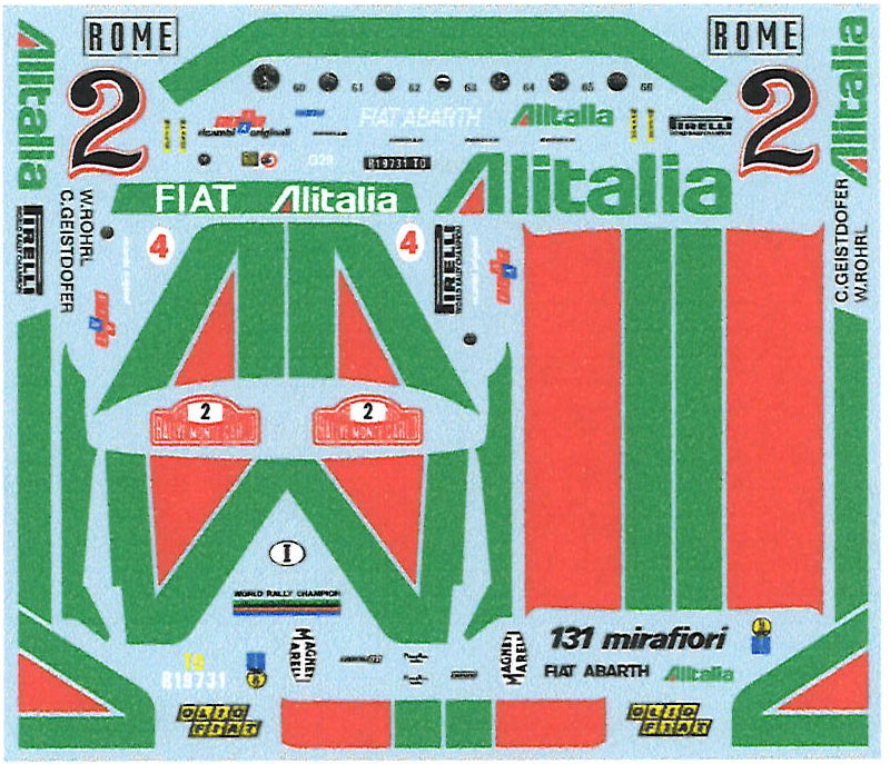 ミュージアムコレクション 1/24 フィアット 131 モンテカルロ 1978