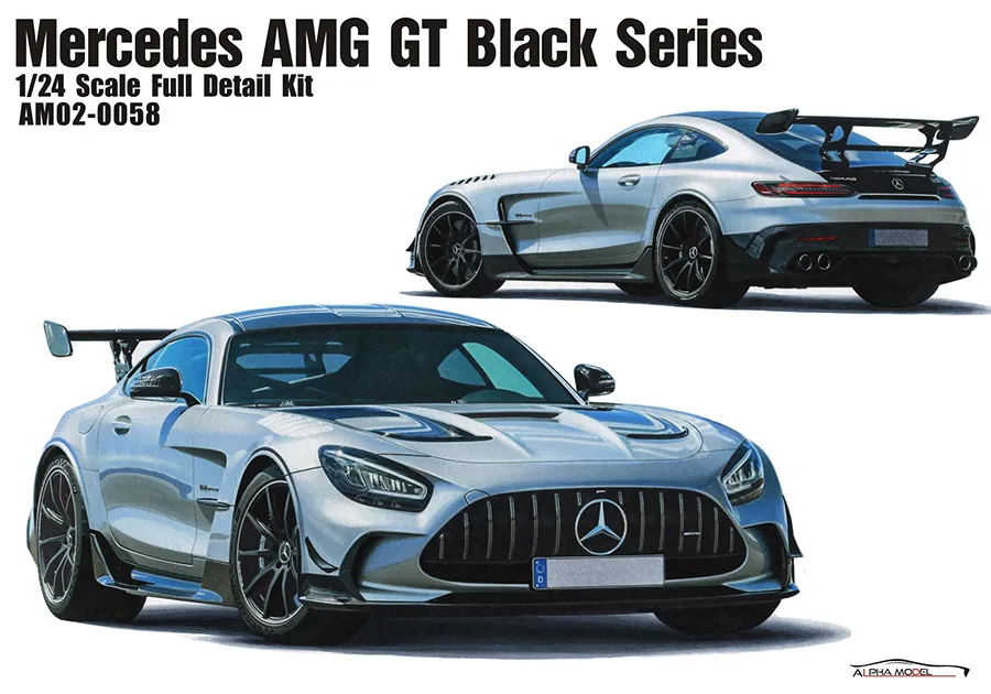 アルファモデル 1/24 レジンキット メルセデス AMG GT3 ブラックシリース　AM02-0058
