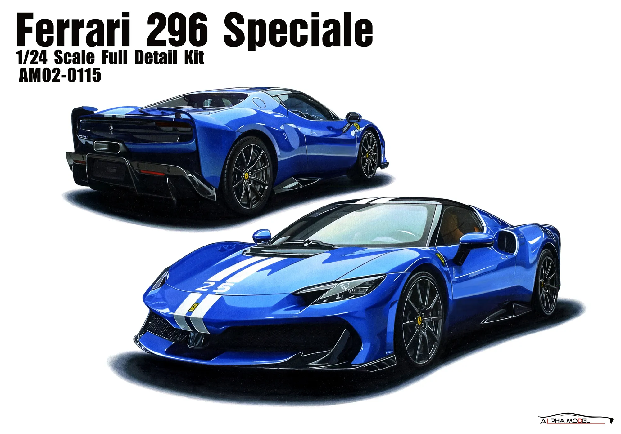アルファモデル 1/24 レジンキット フェラーリ 296 スペリチアーレ 　AM02-0115