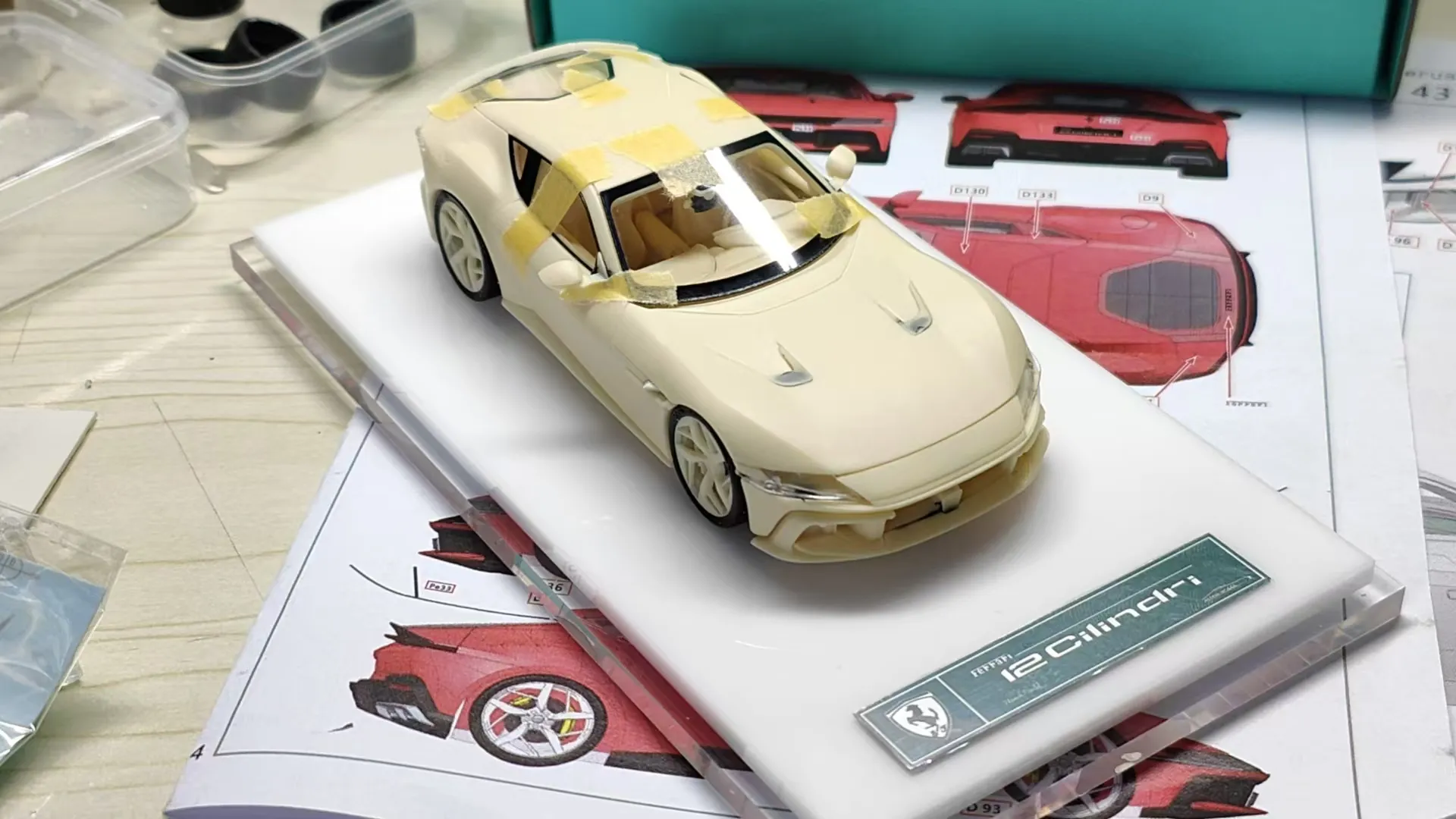 アルファモデル 1/43 レジンキット フェラーリ 12 チリンドリ AM43