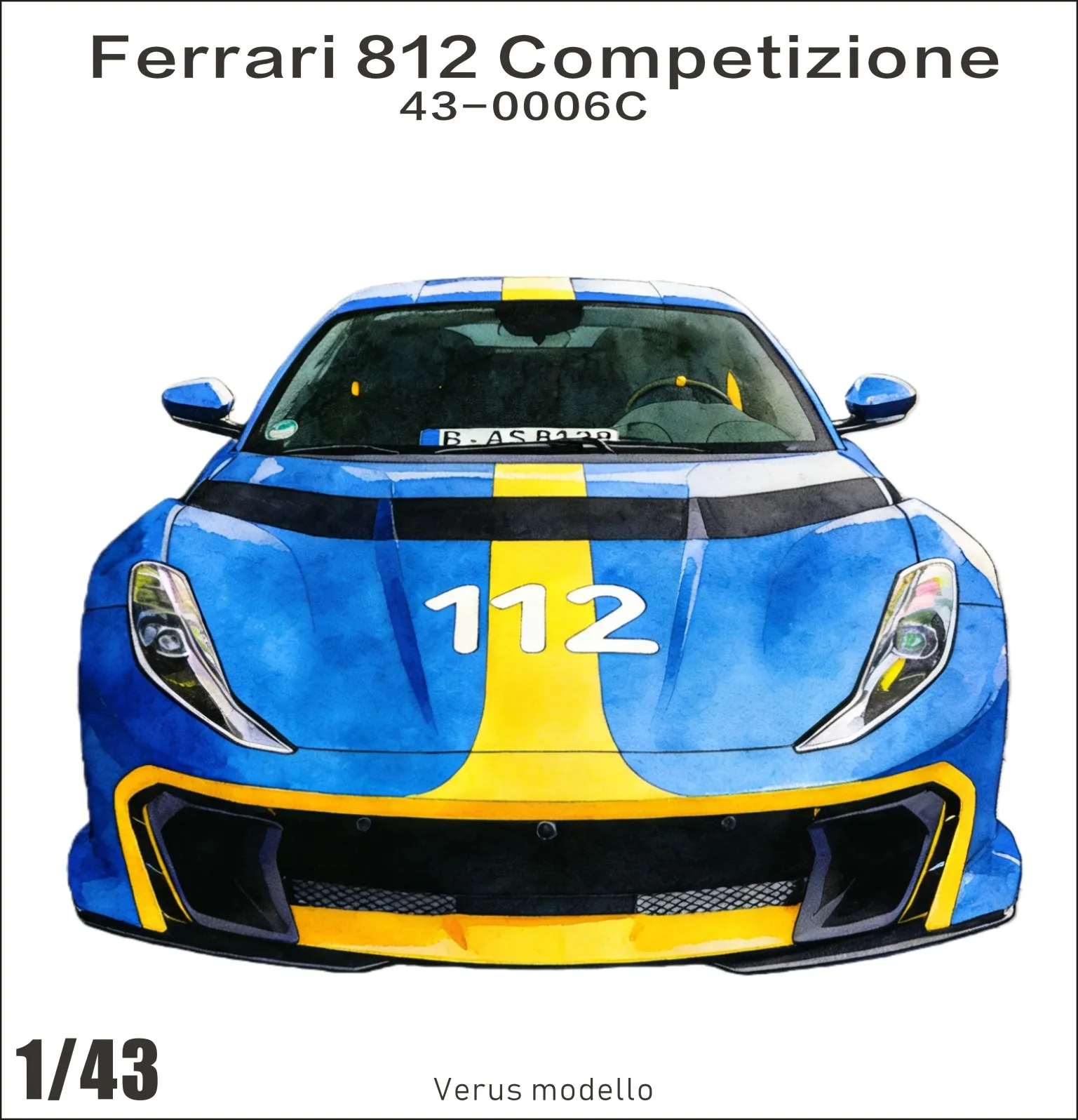 アルファモデル 1/43 レジンキット フェラーリ 812 コンペティチオーネ