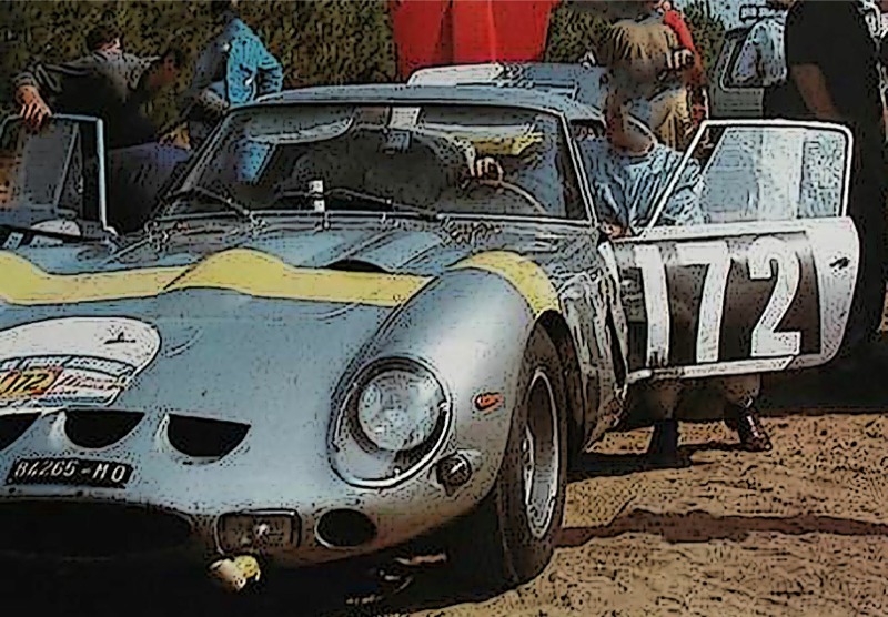 [予約] BBR 1/18 フェラーリ　250 GTO ツールドフランス 1964 No.172 ウィナー ディスプレイケース付き　BBR1856