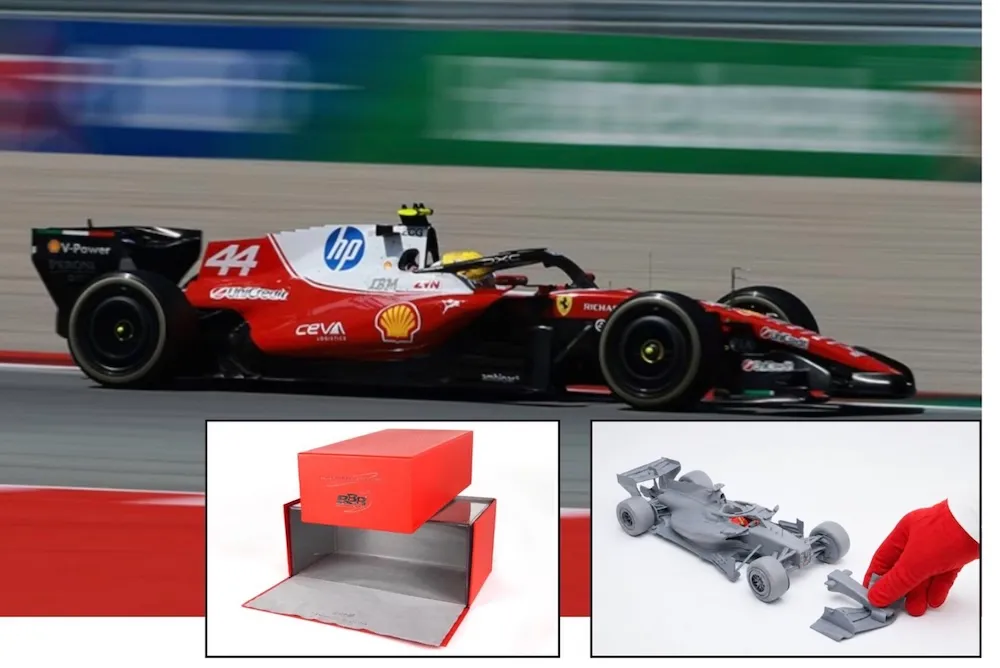 予約] BBR 1/18 フェラーリ SF-26 バルセロナ GP 2026 L.ハミルトン