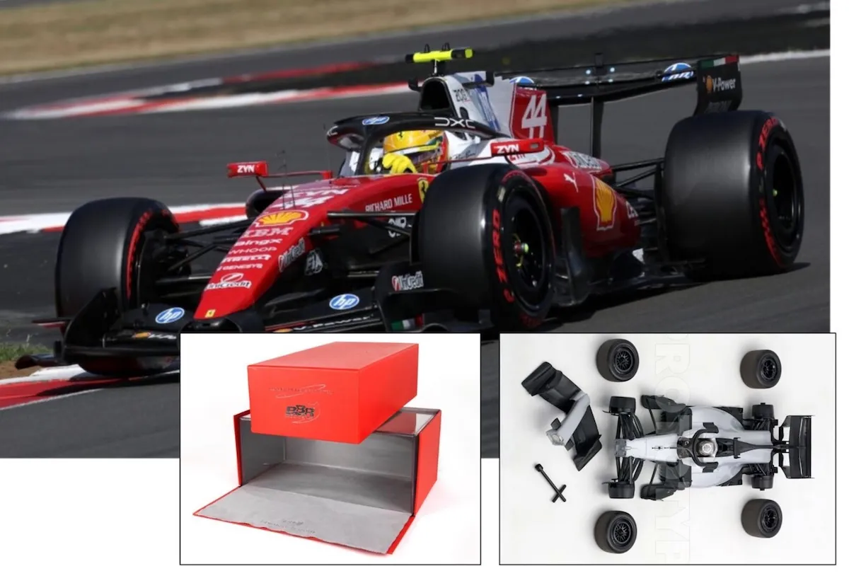 [予約] BBR 1/18 フェラーリ SF-26 イギリス GP  2026 L.ハミルトン  台座/ディスプレイケース付き　BBR2618D44DIE