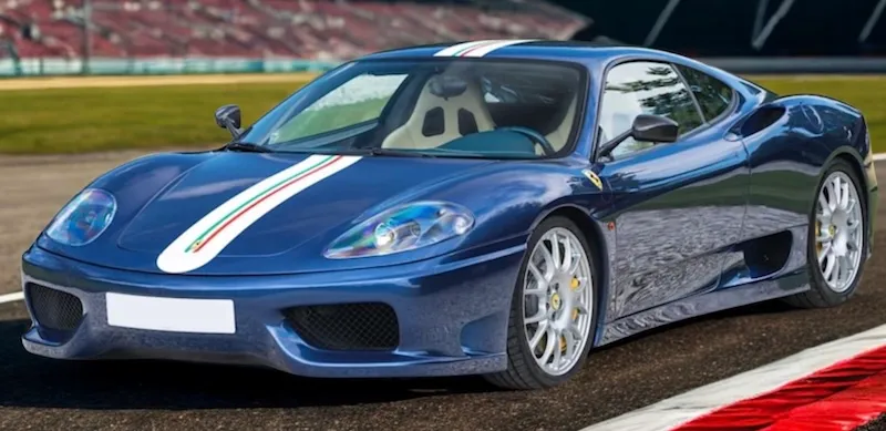 [予約] BBR 1/43 フェラーリ 360 チャレンジ ストラダーレ TdFブルー/イタリアンストライプ　BBR273C