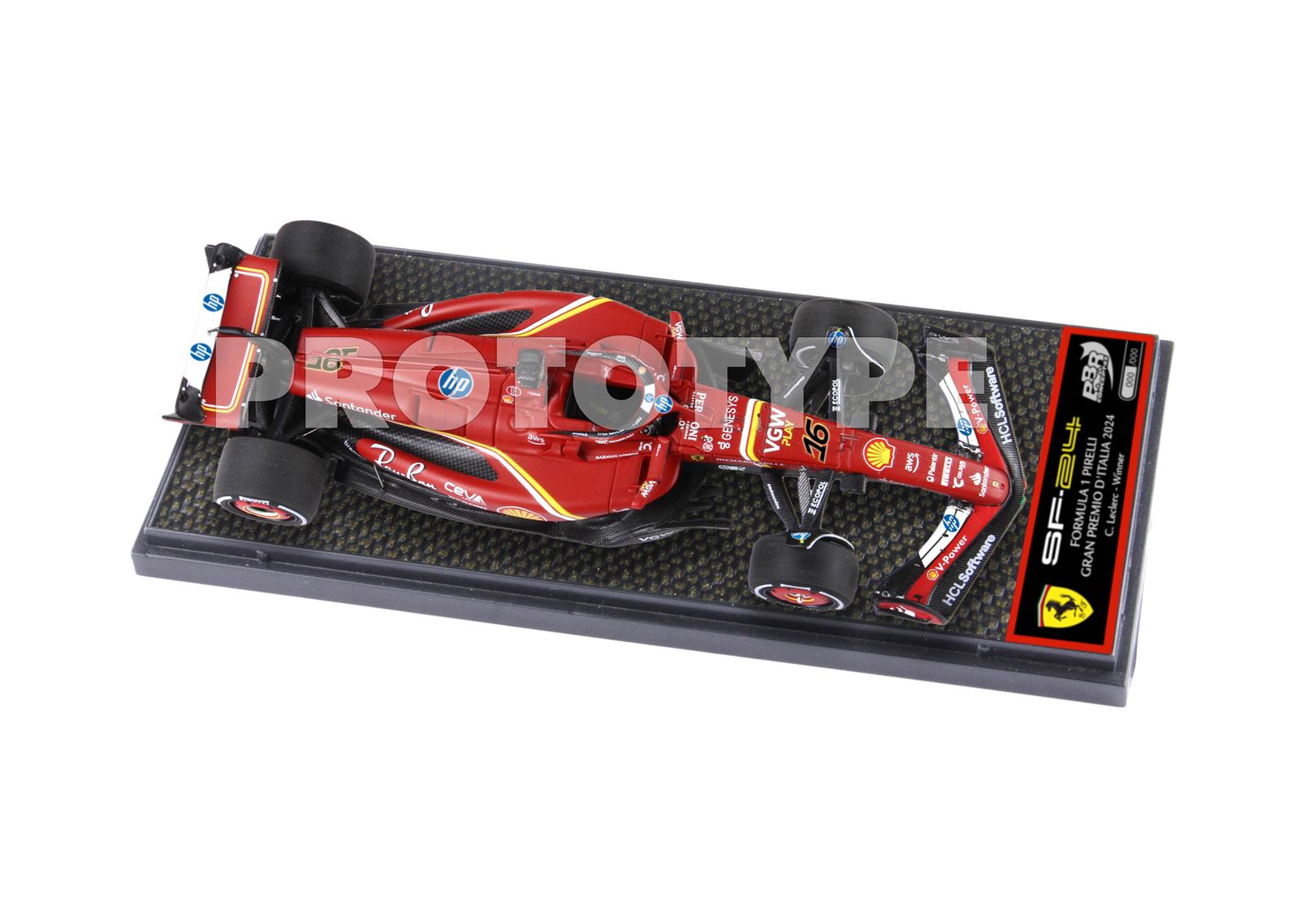 予約] BBR 1/43 フェラーリ SF-24 イタリアGP 2024 C.ルクレール