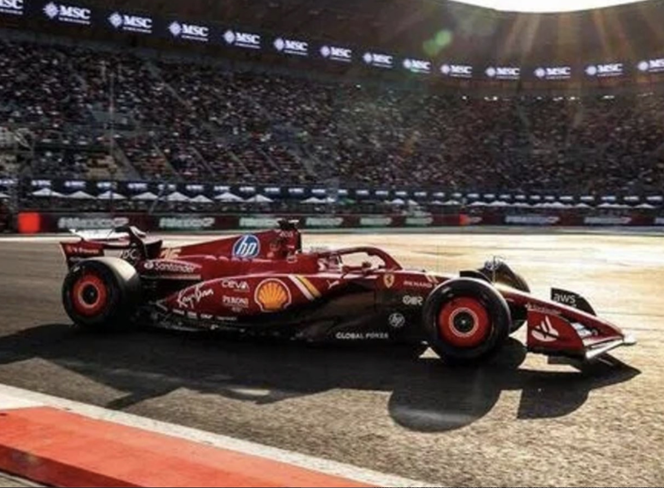 予約] BBR 1/43 フェラーリ SF-24 メキシコGP 2024 C.ルクレール 3rd