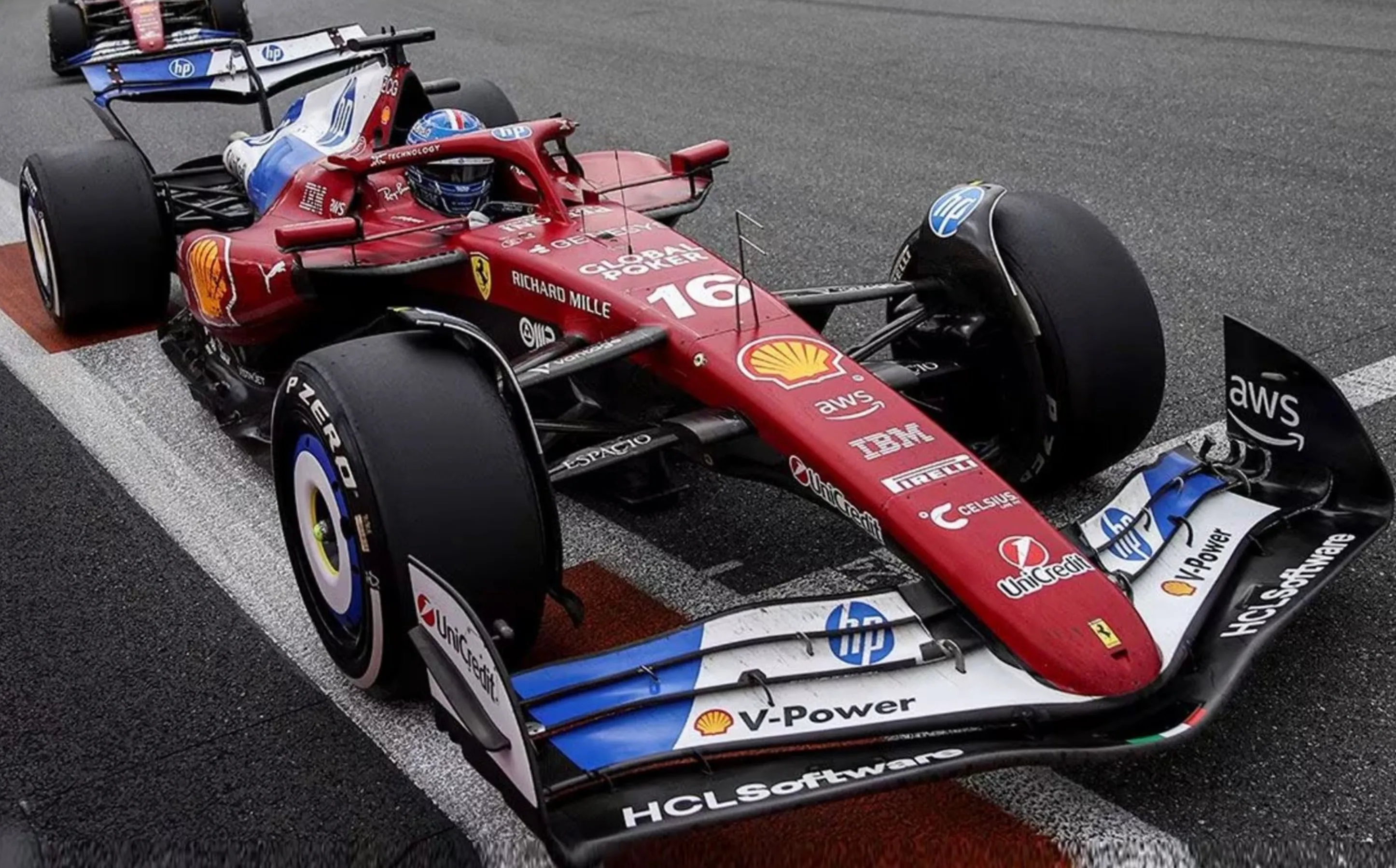 [予約] BBR 1/43 フェラーリ SF-25 マイアミGP HPスペシェルカラー C.ルクレール　BBRC321B16