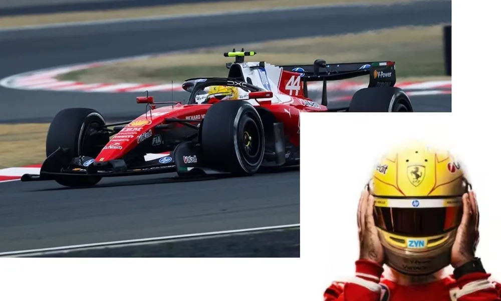 [予約] BBR 1/43 フェラーリ SF-26 中国 GP  2026 L.ハミルトン フィギュア付き　BBRC332A44DR