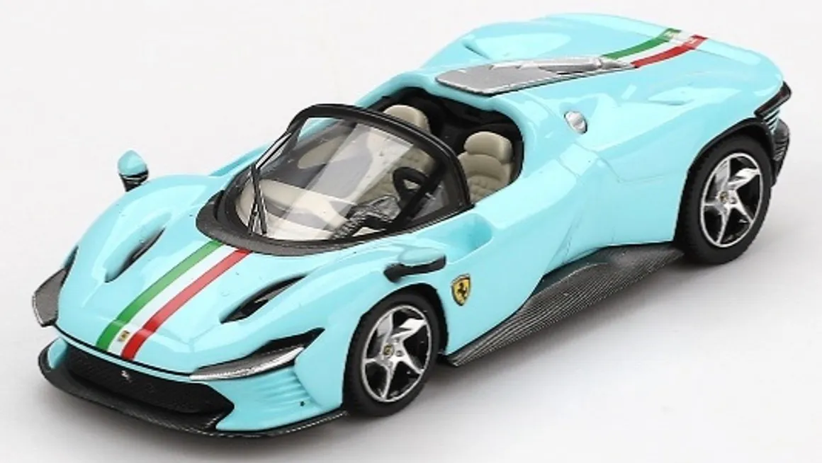 予約] BBR×TSM 1/64BBR 1/64 フェラーリ デイトナ SP3 ライトブルー