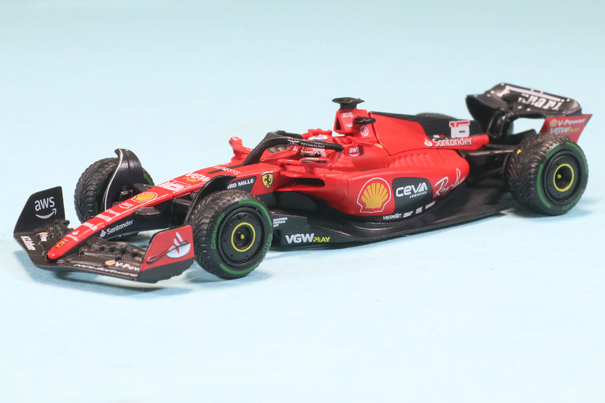 BBR 1/64 フェラーリ SF23 2023 No.55 モナコGP C. ルクレール　BBRFER64022