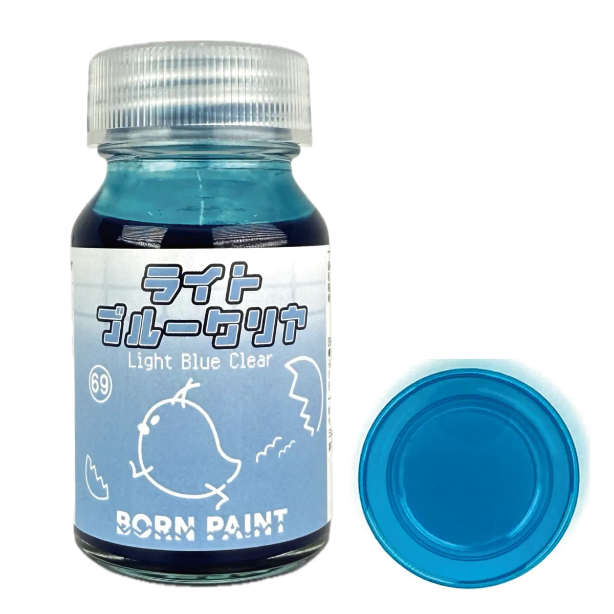 ボーンペイント 塗料  ライトブルークリアー　30ml　BP-C69