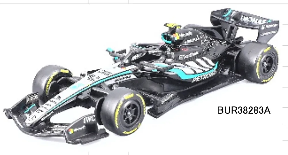 [予約] ブラーゴ 1/43 メルセデスAMG ペトロナス フォーミュラ1チーム W17 2026 オーストラリアGP No.12 キミ・アントネッリ ウィンドウボックス　BUR38283A