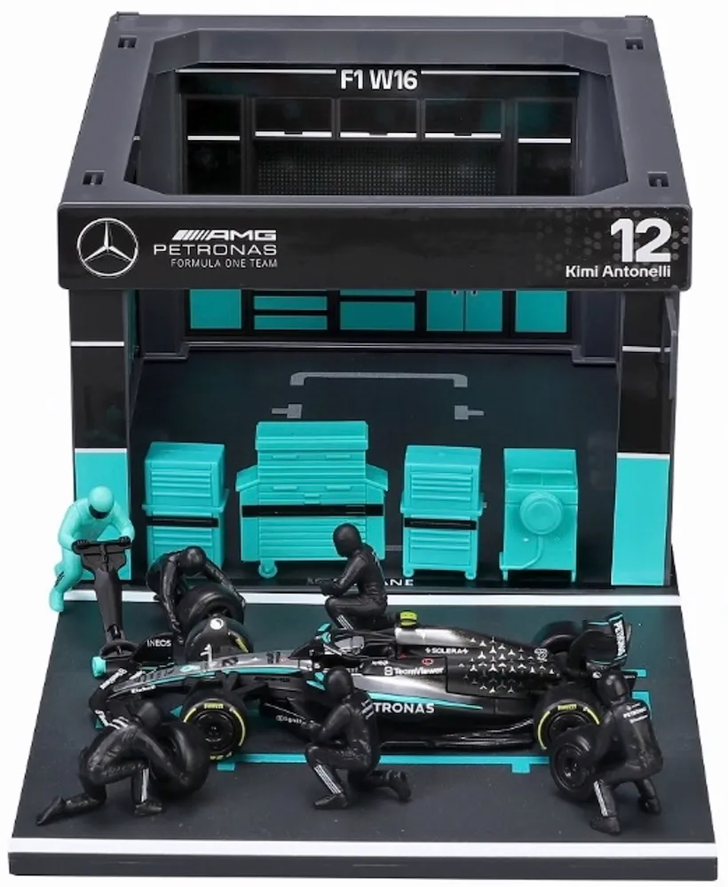 [予約] ブラーゴ 1/43 メルセデス-AMG ペトロナス F1チーム PIT PASS セット W16 No.12 A.K.アントネッリ　BUR38458A