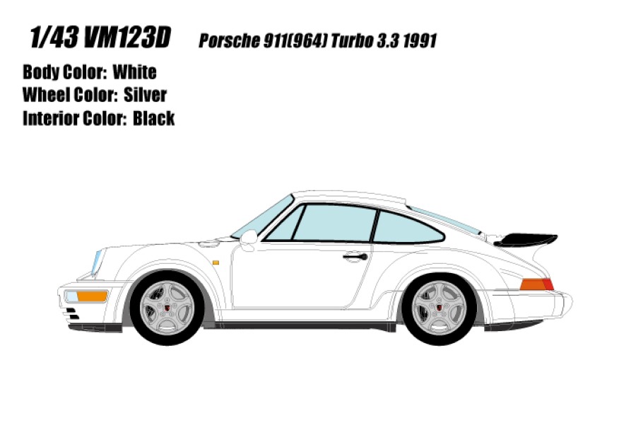 ポルシェ　９６４　１／１4　ミニカー ヴィジョン 1/43 ポルシェ 911 964 カレラ 4 ライトウェイト