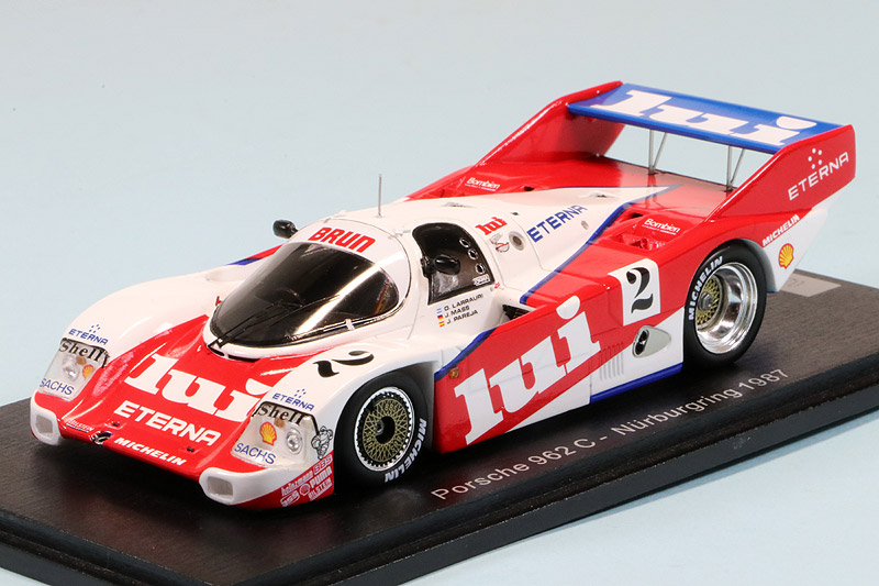 カーティマ特注スパーク 1/43 ポルシェ 962C ニュルブルクリンク 1987 No.2　CA04319009