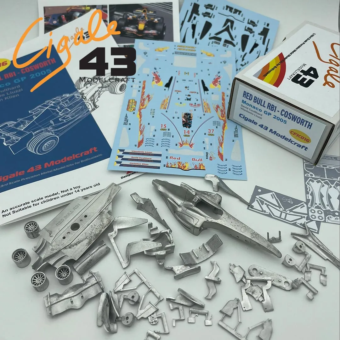 [予約] Cigale43 1/43 メタルキット レッドブル RB1 モナコGP 2005 "スターウォーズ" D.クルサード/V.リウィッツィ　CFK016