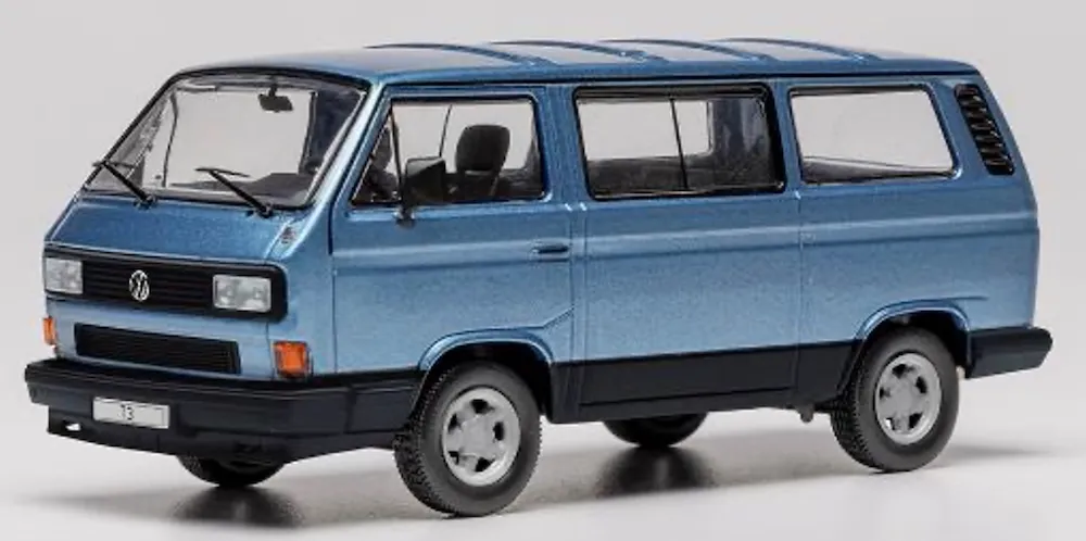 [予約] イクソ 1/43 フォルクスワーゲン T3 マルチバン 1989 メタリックブルー　CLC652N