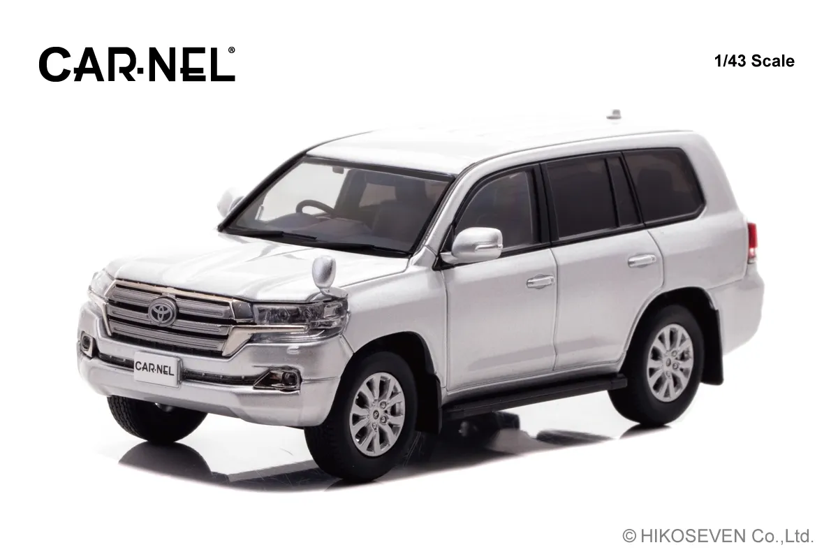 [予約] カーネル 1/43 トヨタ ランドクルーザー 200 AX G selection (URJ202) 2015 Silver Metallic　CN431508