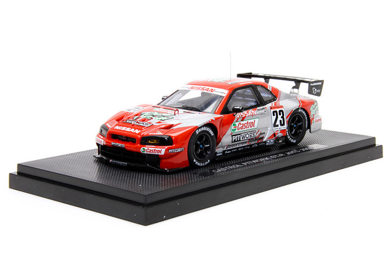 エブロ P-4 1/43 Castrol PITWORK GT-R JGTC 2002 No.23　P408 P408