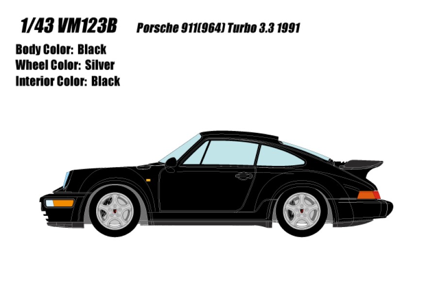 予約] アイドロン/ヴィジョン 1/43 ポルシェ 911(964) ターボ 3.3 1991