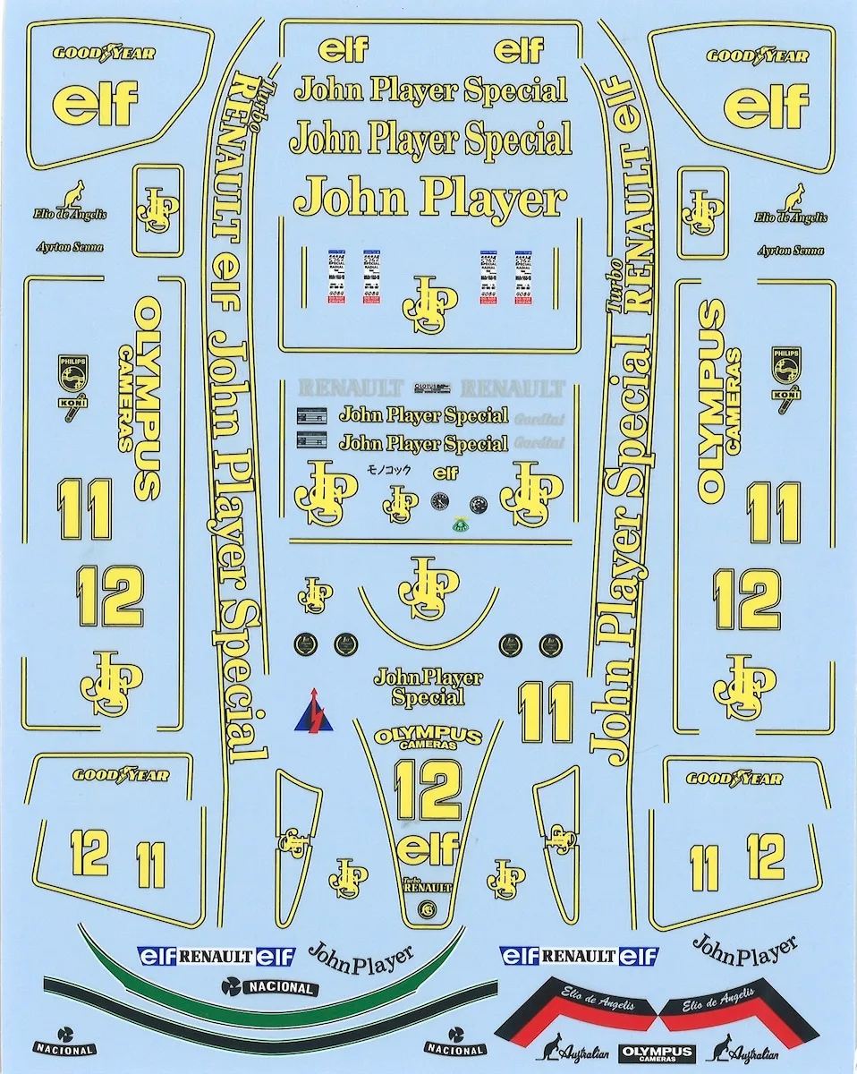 ミュージアムコレクション 1/20 ロータス 97T (フジミ対応) MC-D594