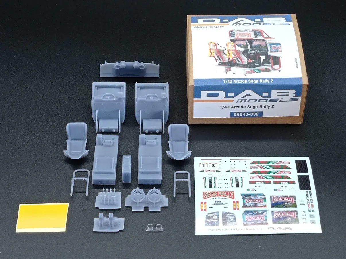 DAB Models 1/43 アミューズメント筐体 セガ・ラリー2 アーケードゲーム　DAB43-032