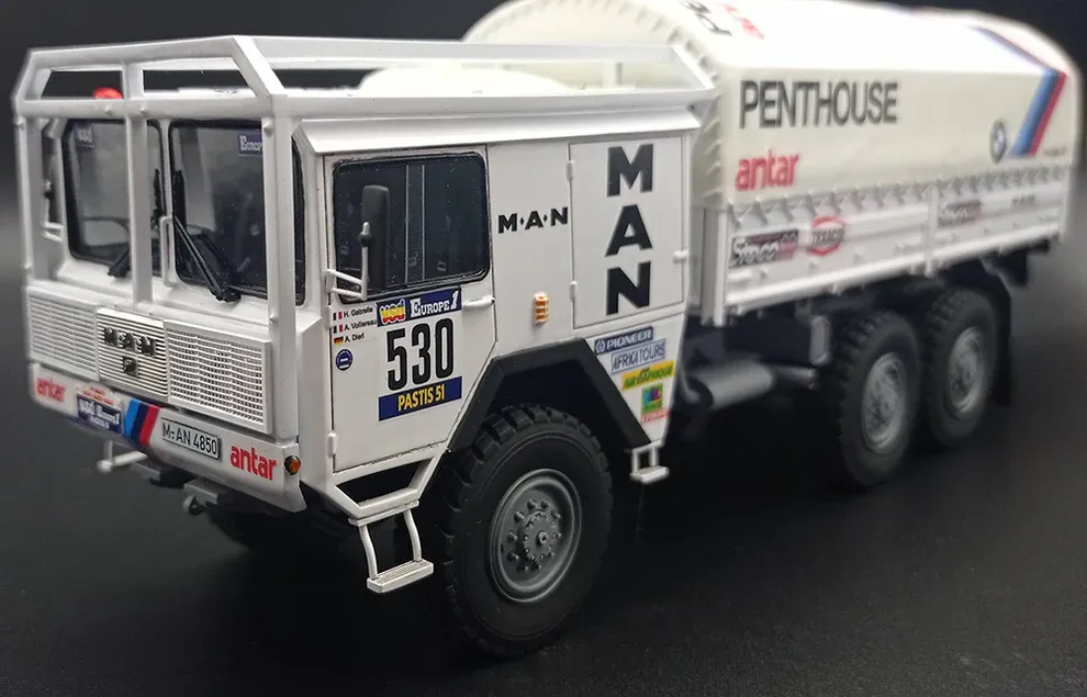 DAB Models 1/43 フルキット マン 8by8 トラック BMW ダカールチーム 1984　DAB43-040