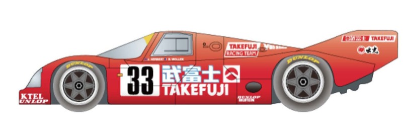 1/18 Ignition Model Takefuji Porsche 962C #33 1989 Le Mans