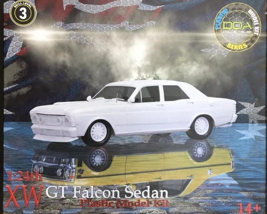 DDA 1/24 プラモデル フォード ファルコン セダン XW-G エンジン