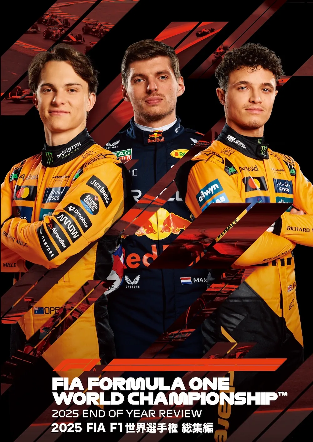 予約] ユーロピクチャーズ F1 2025 総集編 DVD 2枚組 収録時間：450分